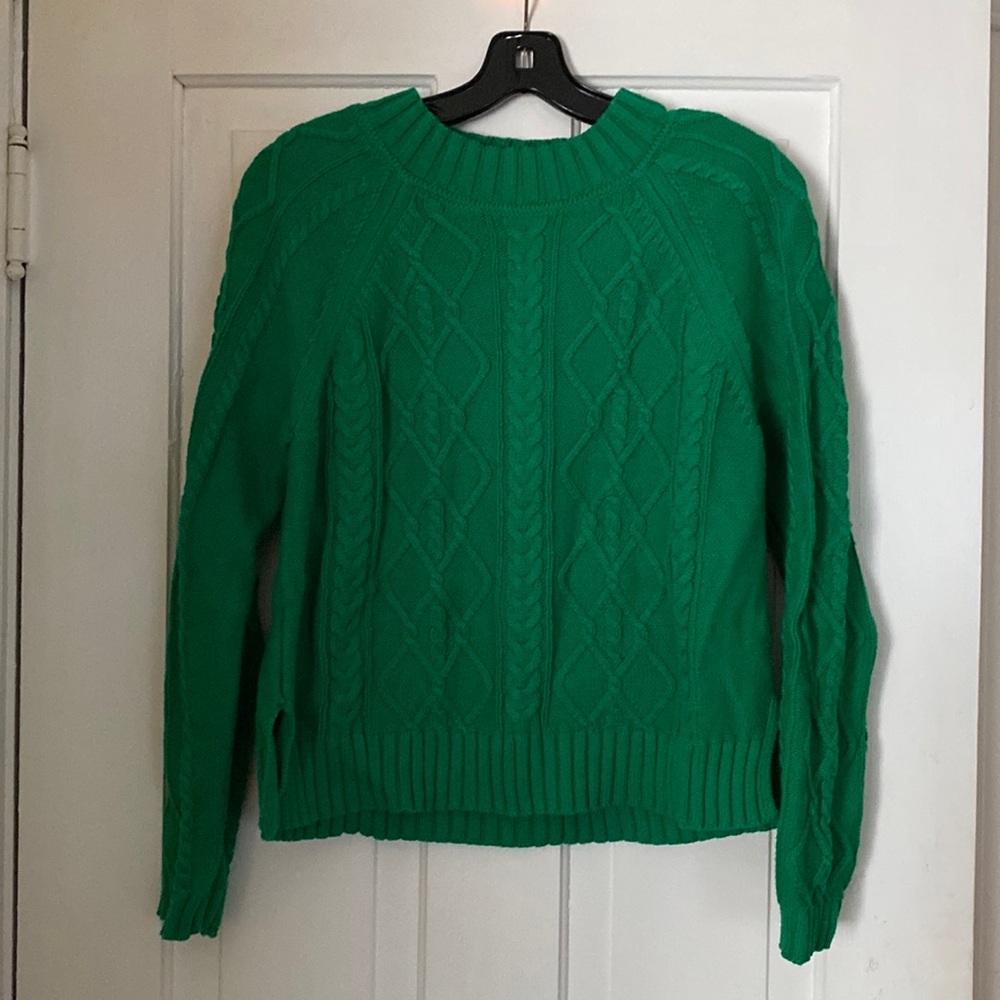 Gap Kelly Green Cotton Sweater